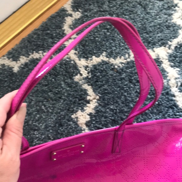 Kate spade hot pink tote - Picture 4 of 6